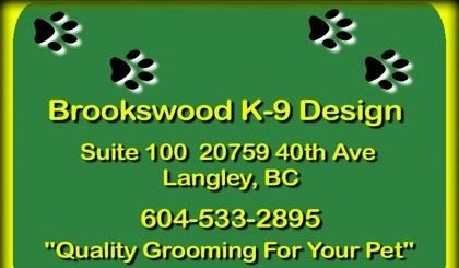 Brookswood K-9 Design Dog Grooming